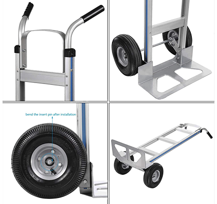 Aluminum Heavy Duty Hand Truck HT2022 (2).png